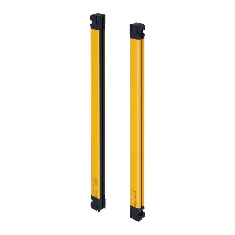 Omron F3SG-PG Series Operating and maintenance instructions