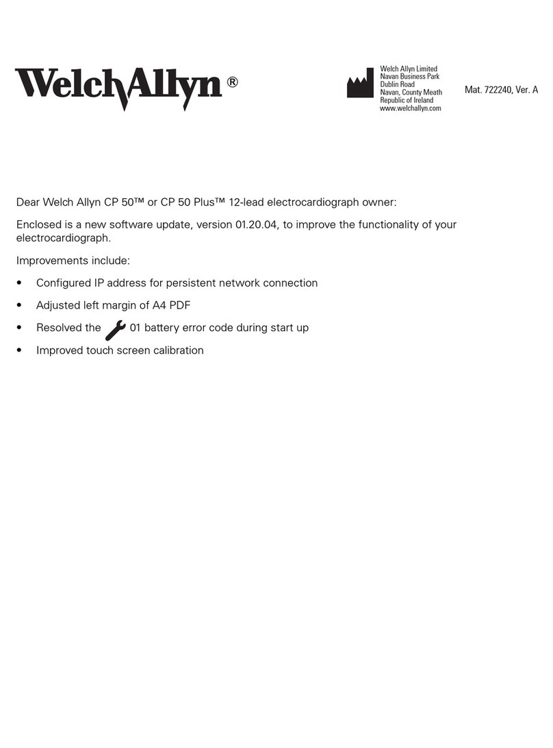 Welch Allyn CP 50 Updating Software