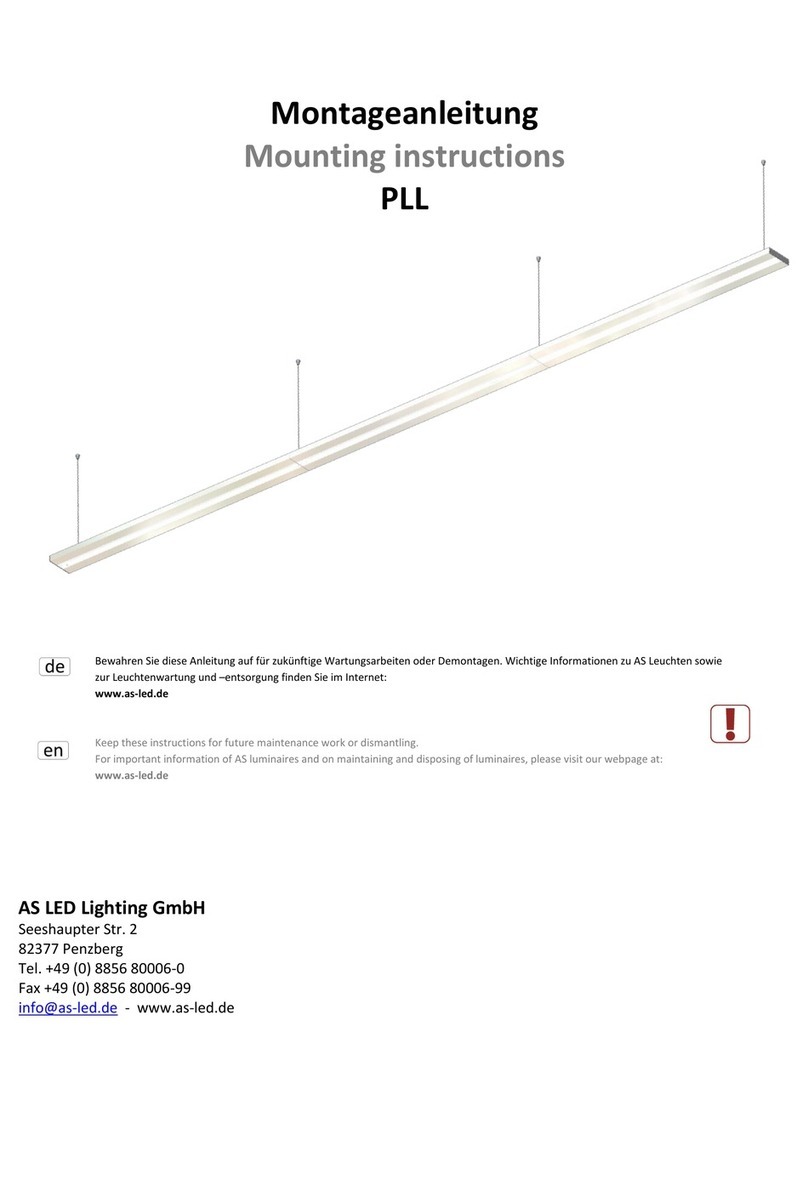 AS LED Lighting PLL Series User manual