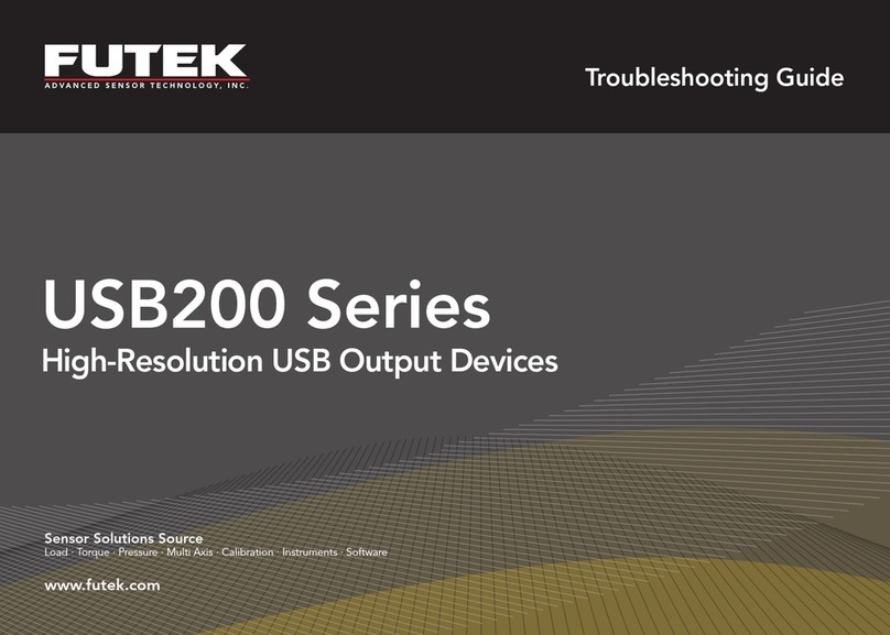 Futek USB200 Series troubleshooting guide