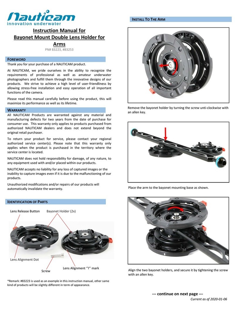 Nauticam 83223 instruction manual