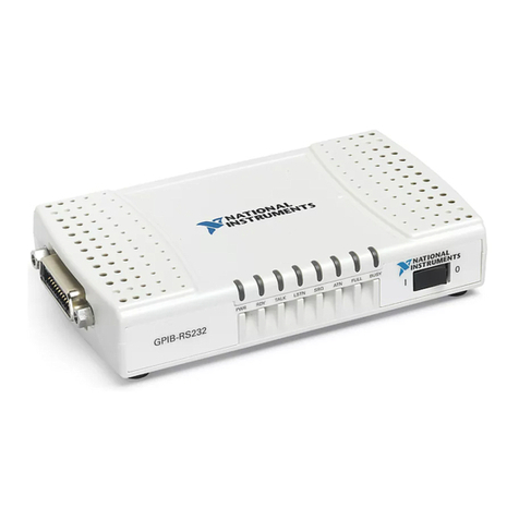 National Instruments NI GPIB-RS232 User manual National Instruments NI GPIB-RS232 User manual