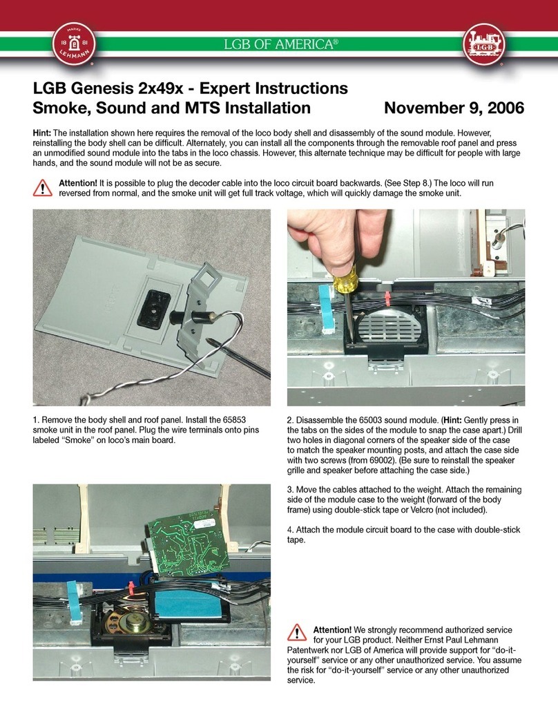 LGB Genesis 2 49 Series User manual