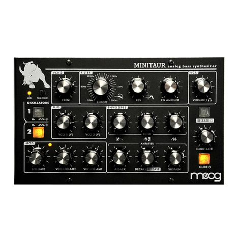 Moog MINITAUR v2.2 User manual