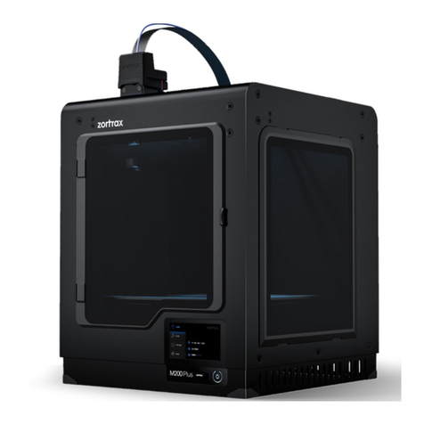 zortrax M200 Plus Use and care manual