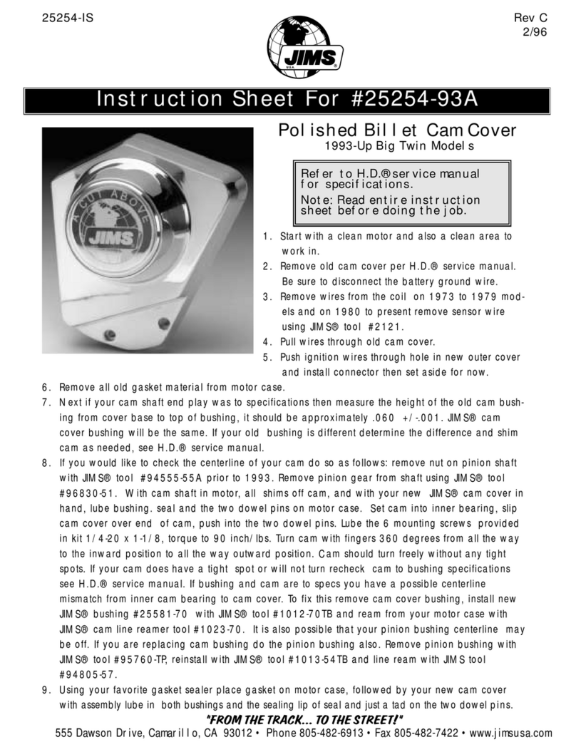 JIMS 25254-93A instruction sheet