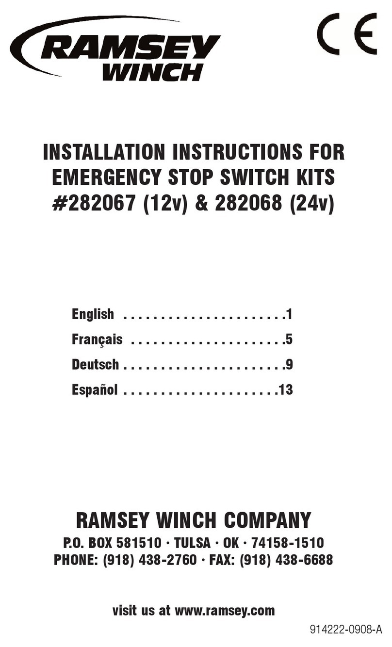 Ramsey Electronics 282067 installation instructions