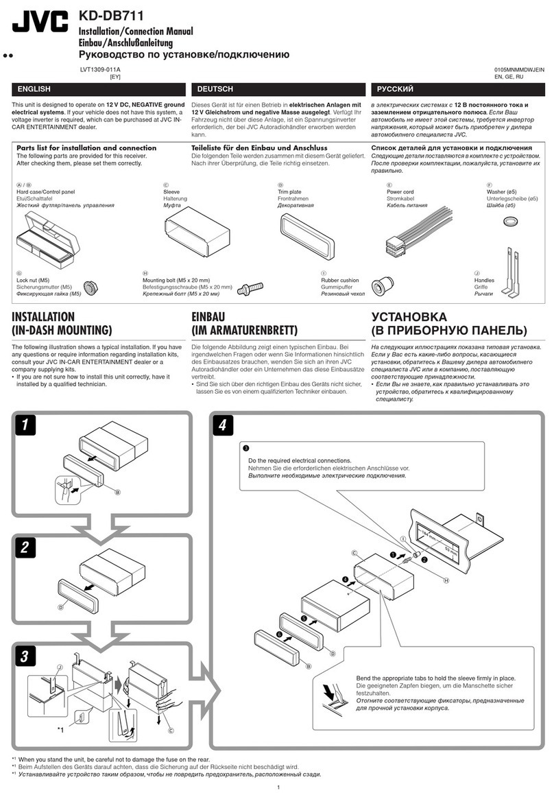 JVC KD-DB711 Guide