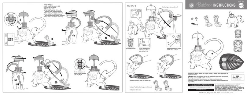 Mattel Barbie K8045-0920 instructions