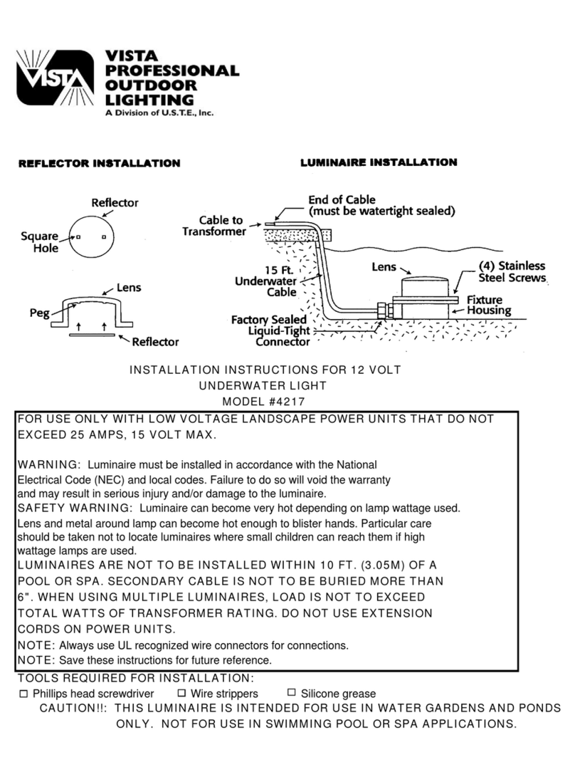 U.S.T.E. Vista 4217 installation instructions