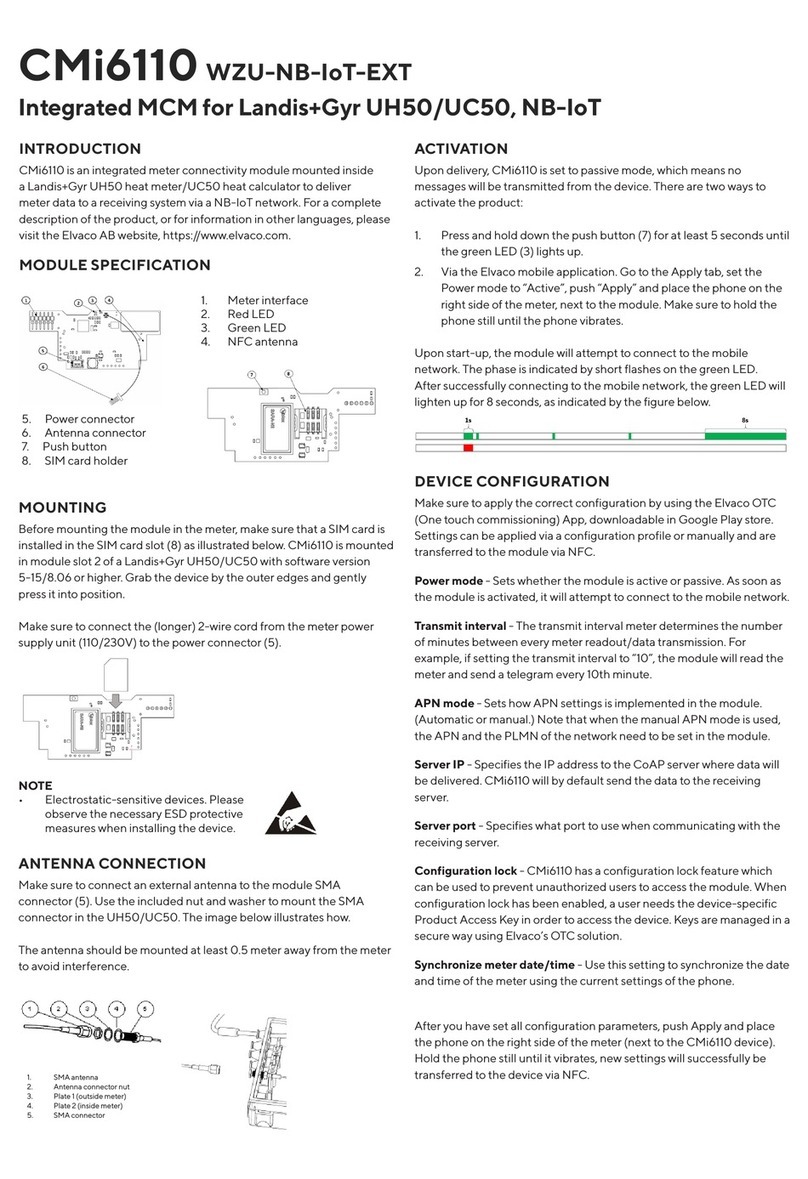 Elvaco CMi6110 quick start guide