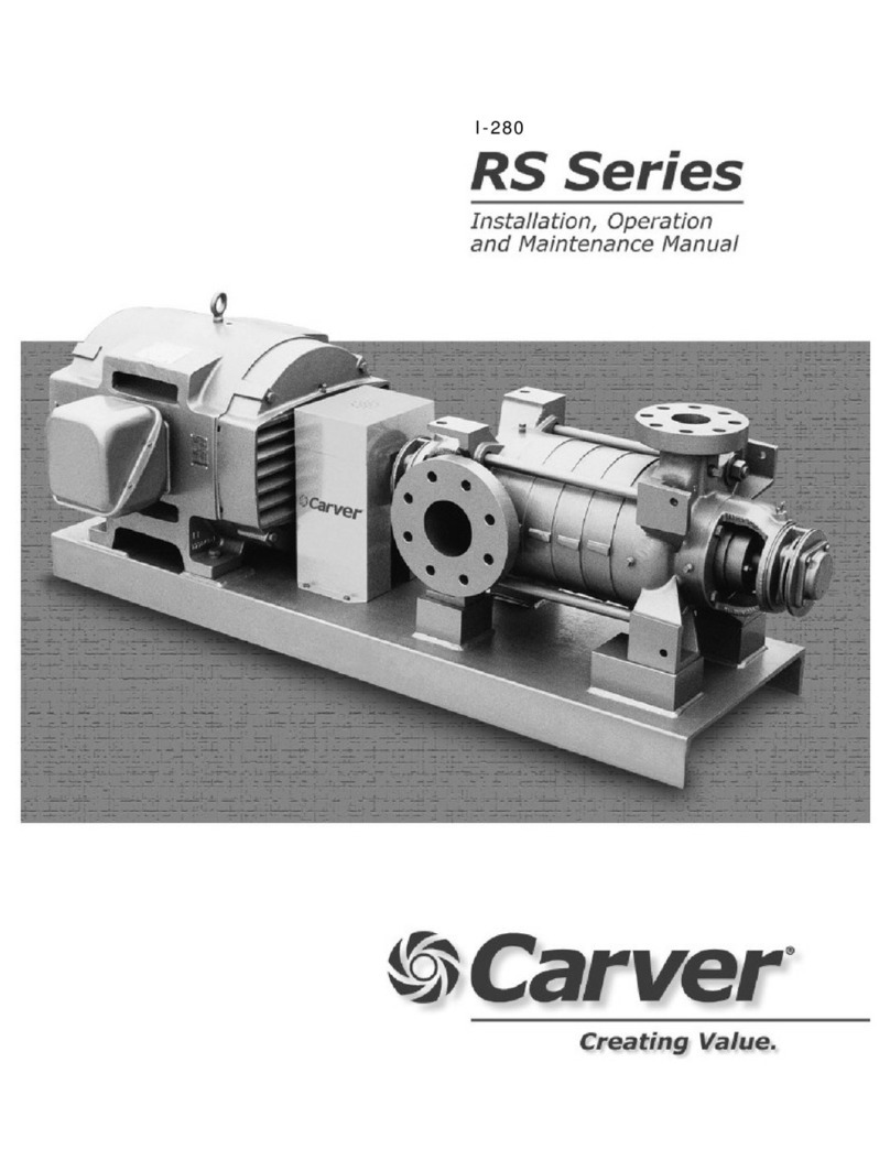 Carver RS Series Installation, operation and maintenance manual Carver RS Series Installation, operation and maintenance manual