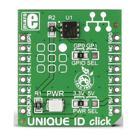 mikroElektronika UNIQUE ID click User manual