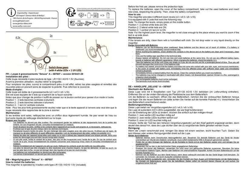 GD Import Deluxe A quick start guide