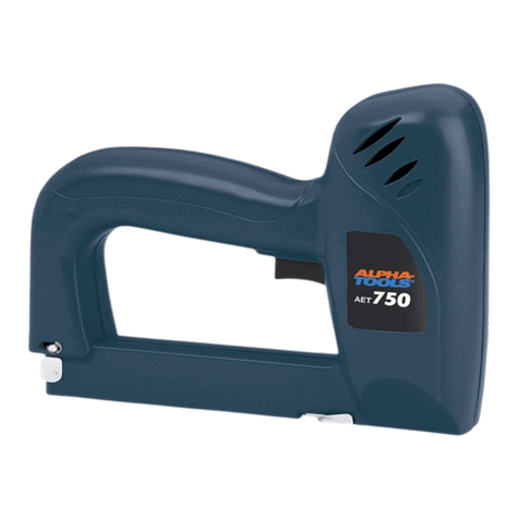 Alpha tools AET 750 Directions for use Alpha tools AET 750 Directions for use