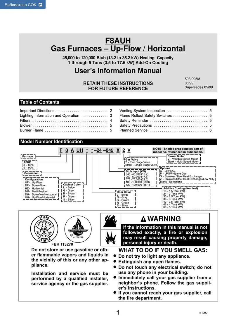 Lennox F8AUH Series Guide