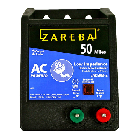 Zareba AC POWERED user manual