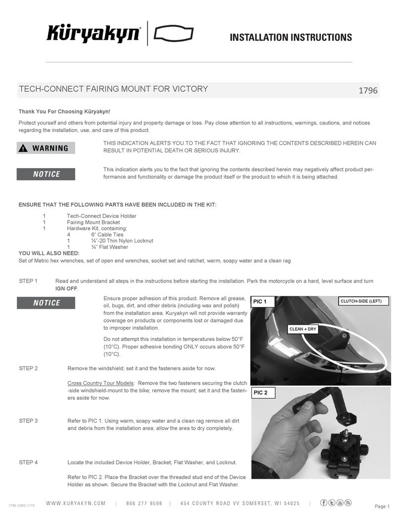 Kuryakyn 1796 installation instructions