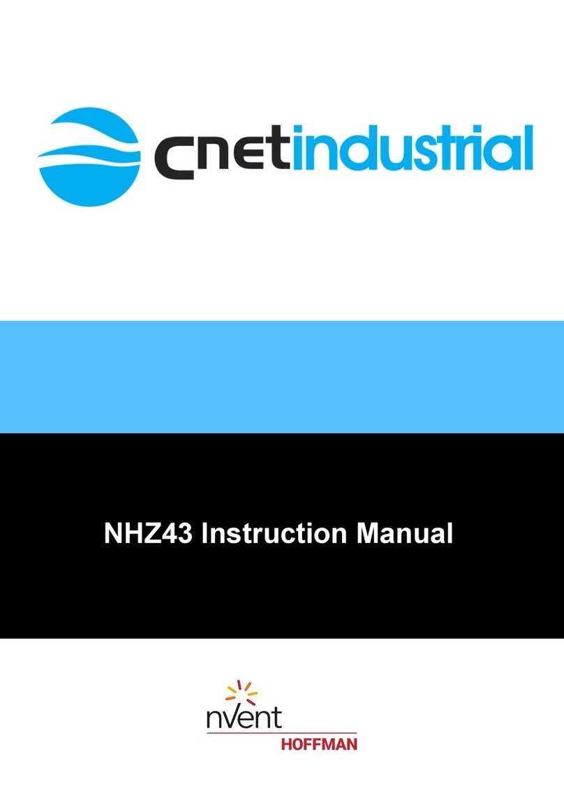 nVent Hoffman SPECTRACOOL NHZ43 User manual