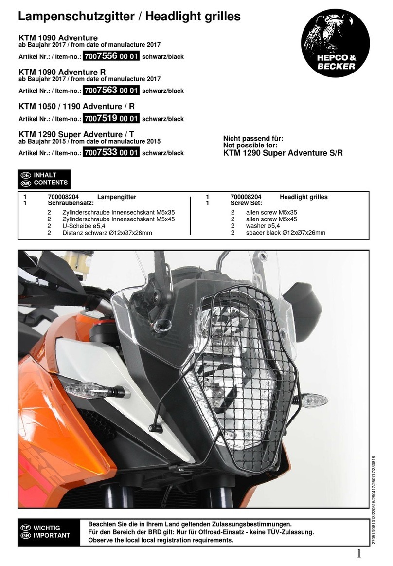hepco & becker 7007556 00 01 User manual