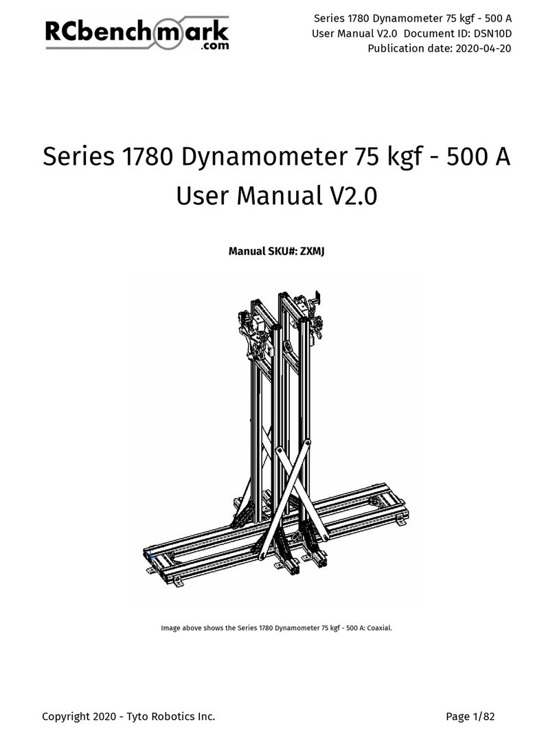RCbenchmark 1780 Series user manual