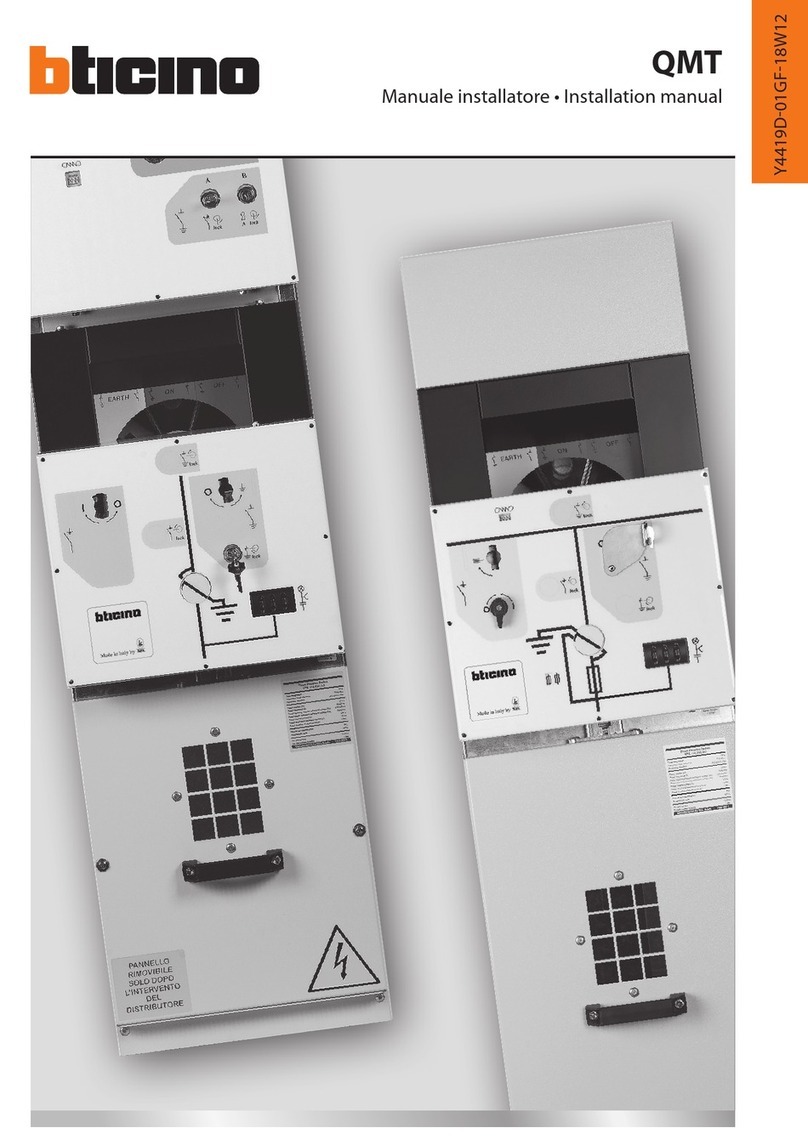 Bticino QMT Series User manual