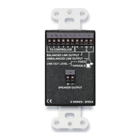RDL SourceFlex D-SFRC8 manual