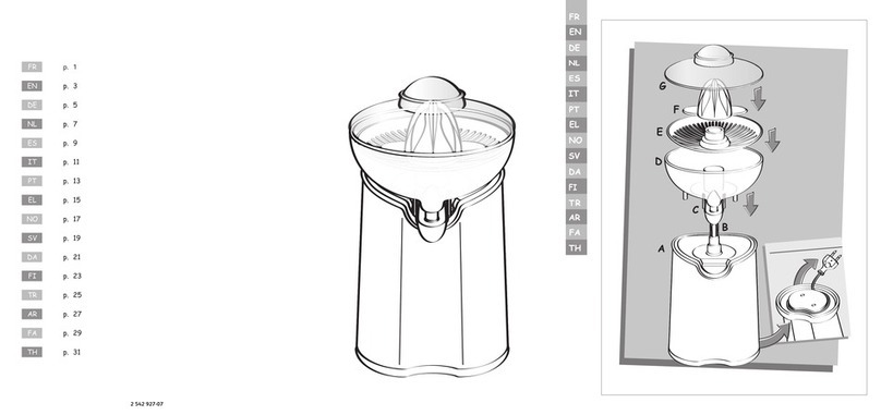 TEFAL Direct Serve ZP600031 User manual