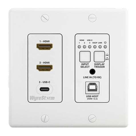 Wyrestorm SW-130-TX-US quick start guide Wyrestorm SW-130-TX-US quick start guide