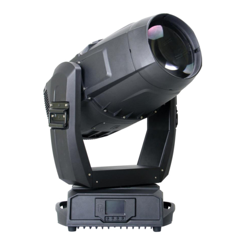 PR Lighting AQUA 580 User manual