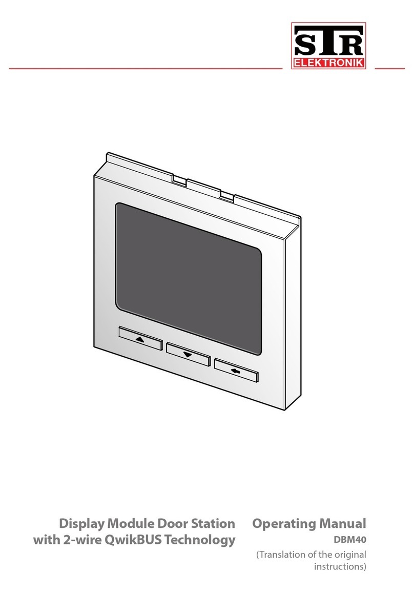 STR Electronik DBM40 operating manual