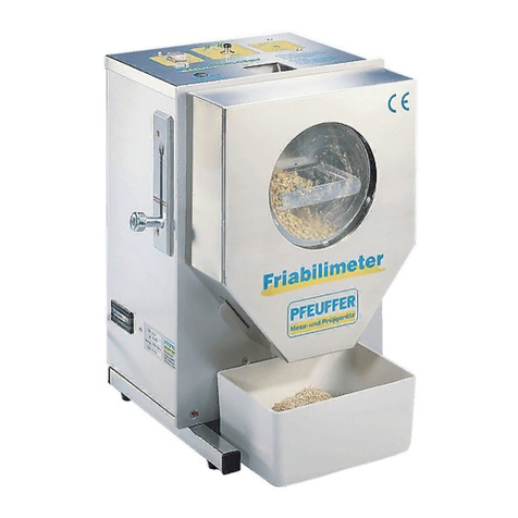Pfeuffer Friabilimeter operating instructions