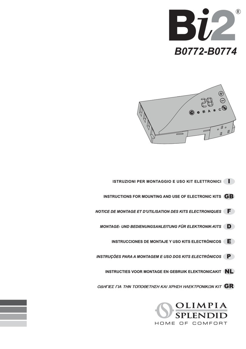 Olimpia splendid Bi2 B0772 Instructions for mounting and use