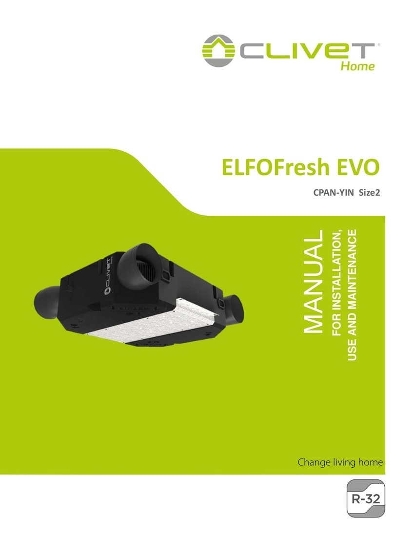 CLIVET ELFOFresh EVO CPAN-YIN Reference manual
