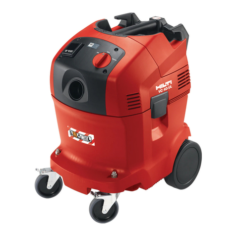 Hilti VC 40 operating instructions