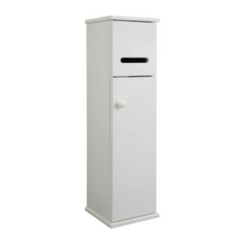 Argos White Tidy Cupboard 830/1732 Assembly instructions
