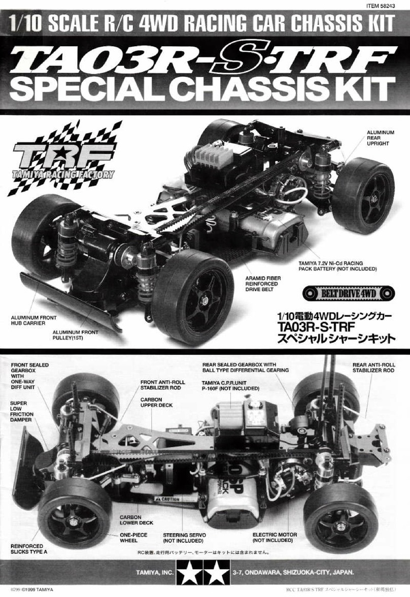 Tamiya TAO3R-STRF User manual Tamiya TAO3R-STRF User manual