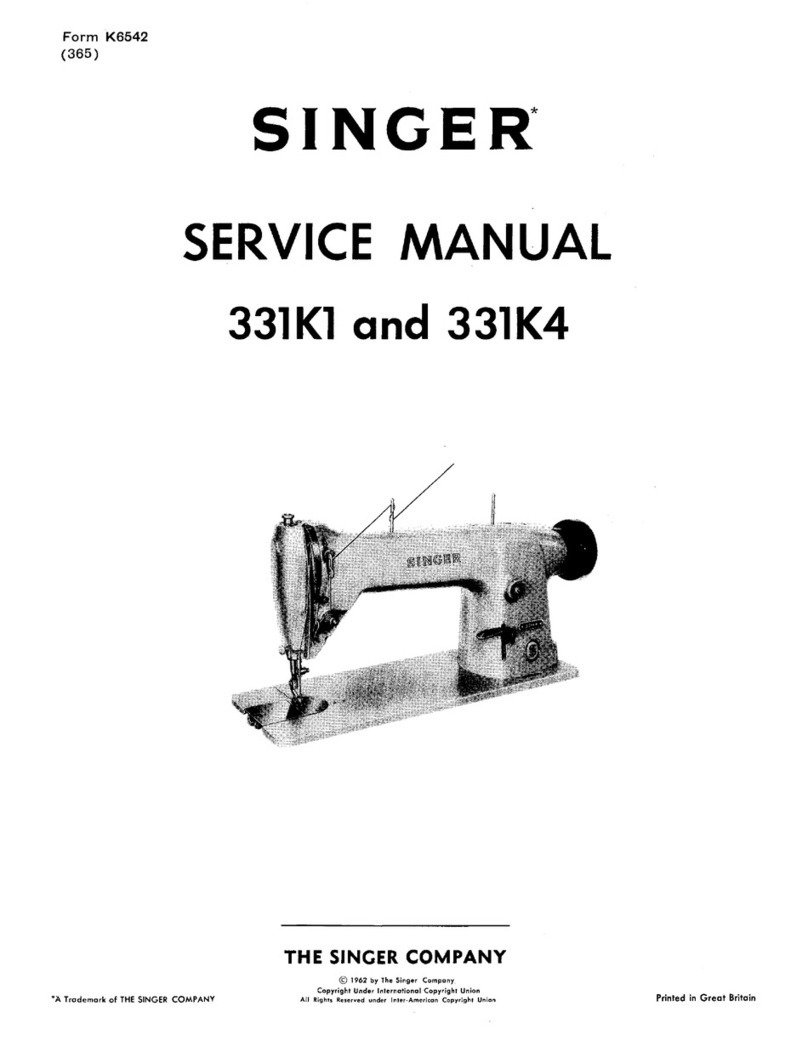 Singer 331Kl Service manual