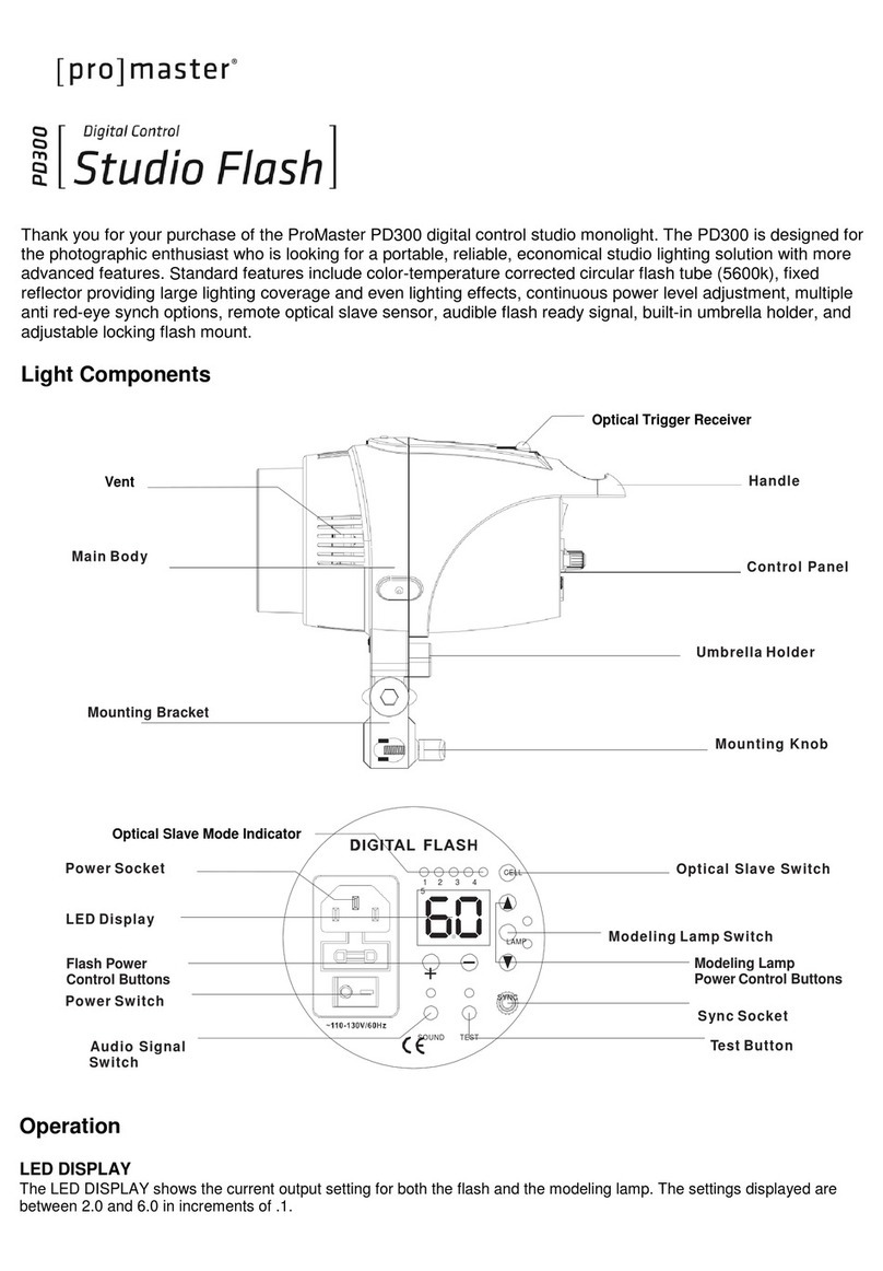 pro master PD300 manual