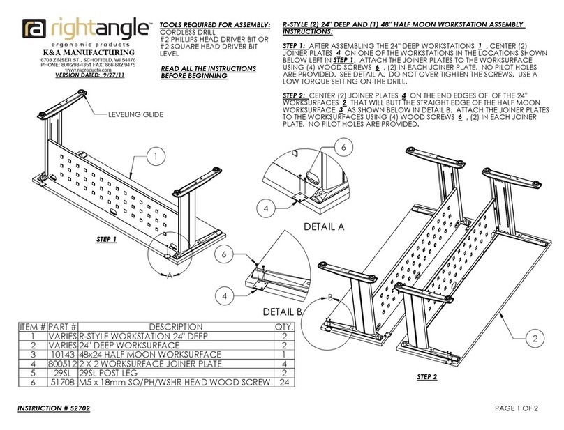 RIGHT ANGLE 48 HALF MOON ON R-STYLE User manual RIGHT ANGLE 48 HALF MOON ON R-STYLE User manual