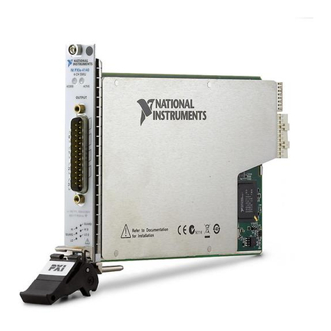 National Instruments NI PXIe-4140 User manual National Instruments NI PXIe-4140 User manual