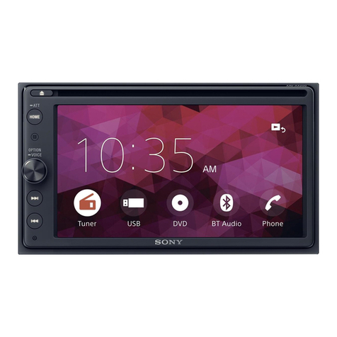 Sony XAV-AX200 User manual