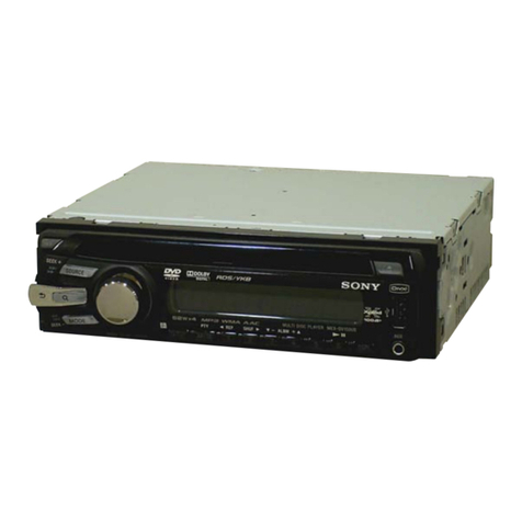 Sony MEX-DV150UE User manual