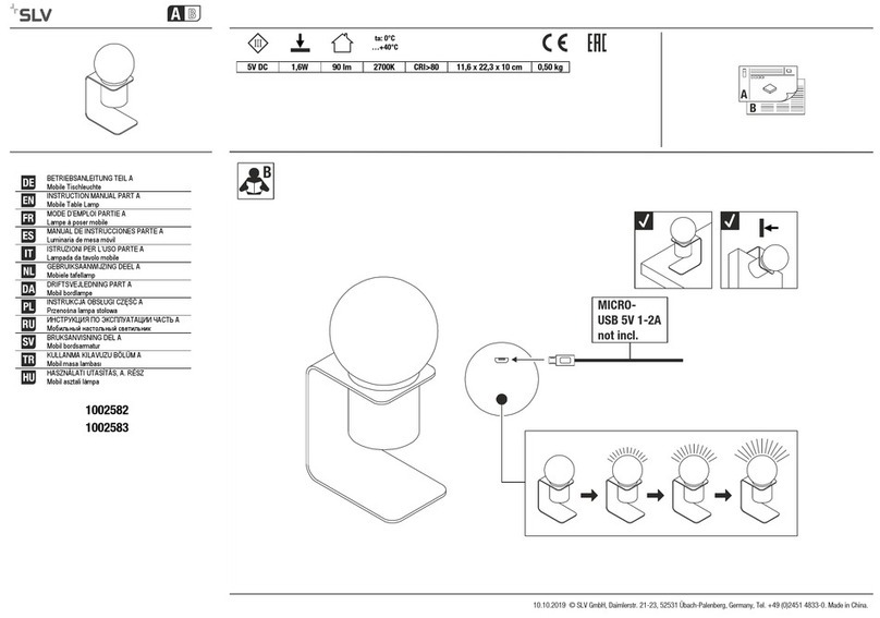 SLV 1002582 User manual