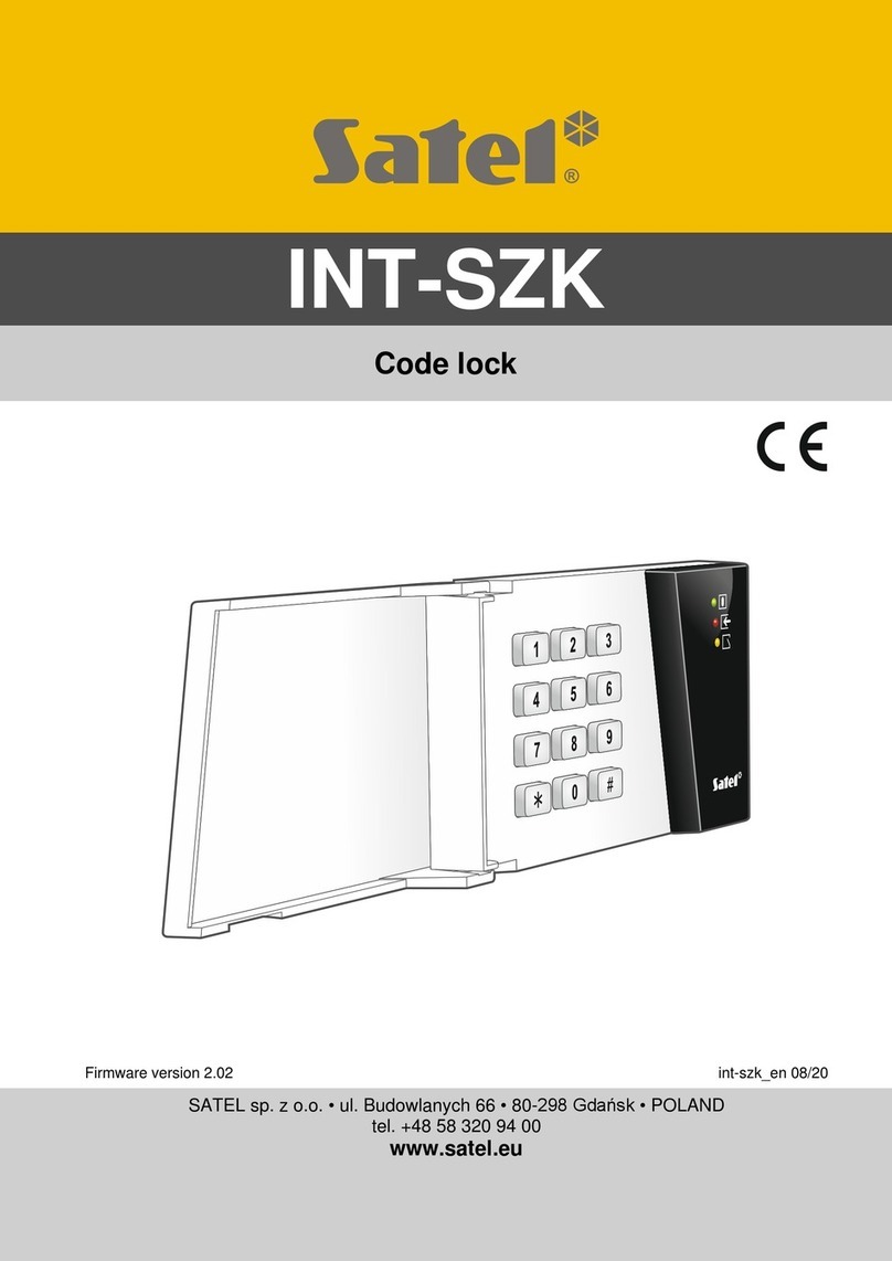 Satel INT-SZK manual