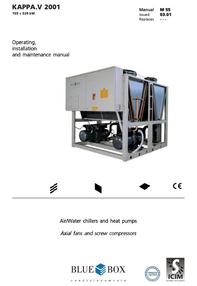 BlueBox KAPPA V 2001 Operating, installation and maintenance manual and maintenance manual and maintenance manual