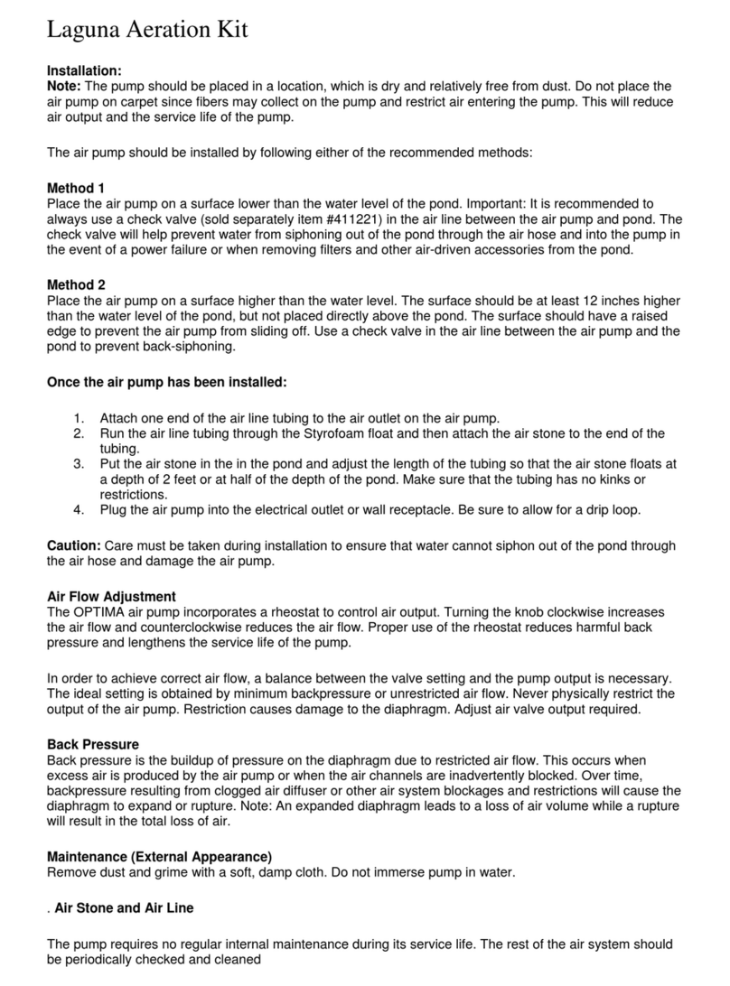 laguna Aeration Kit manual