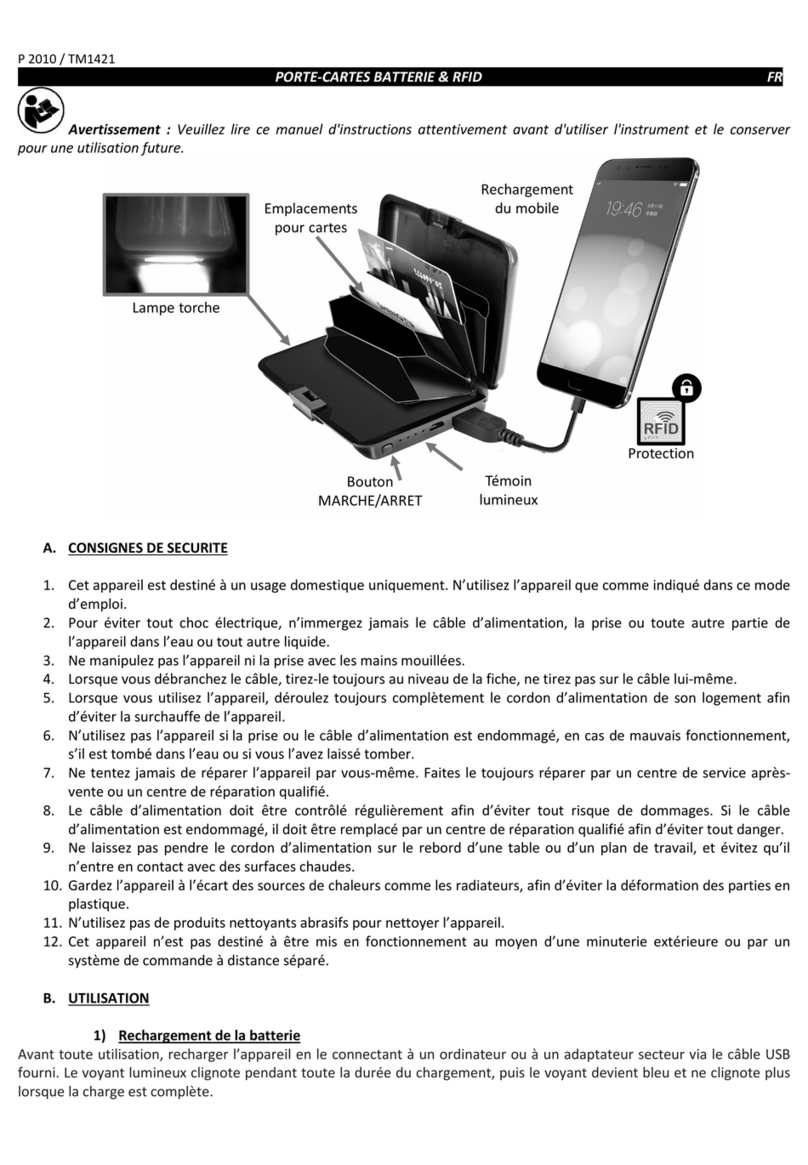 CAPTELEC P 2010 instruction manual