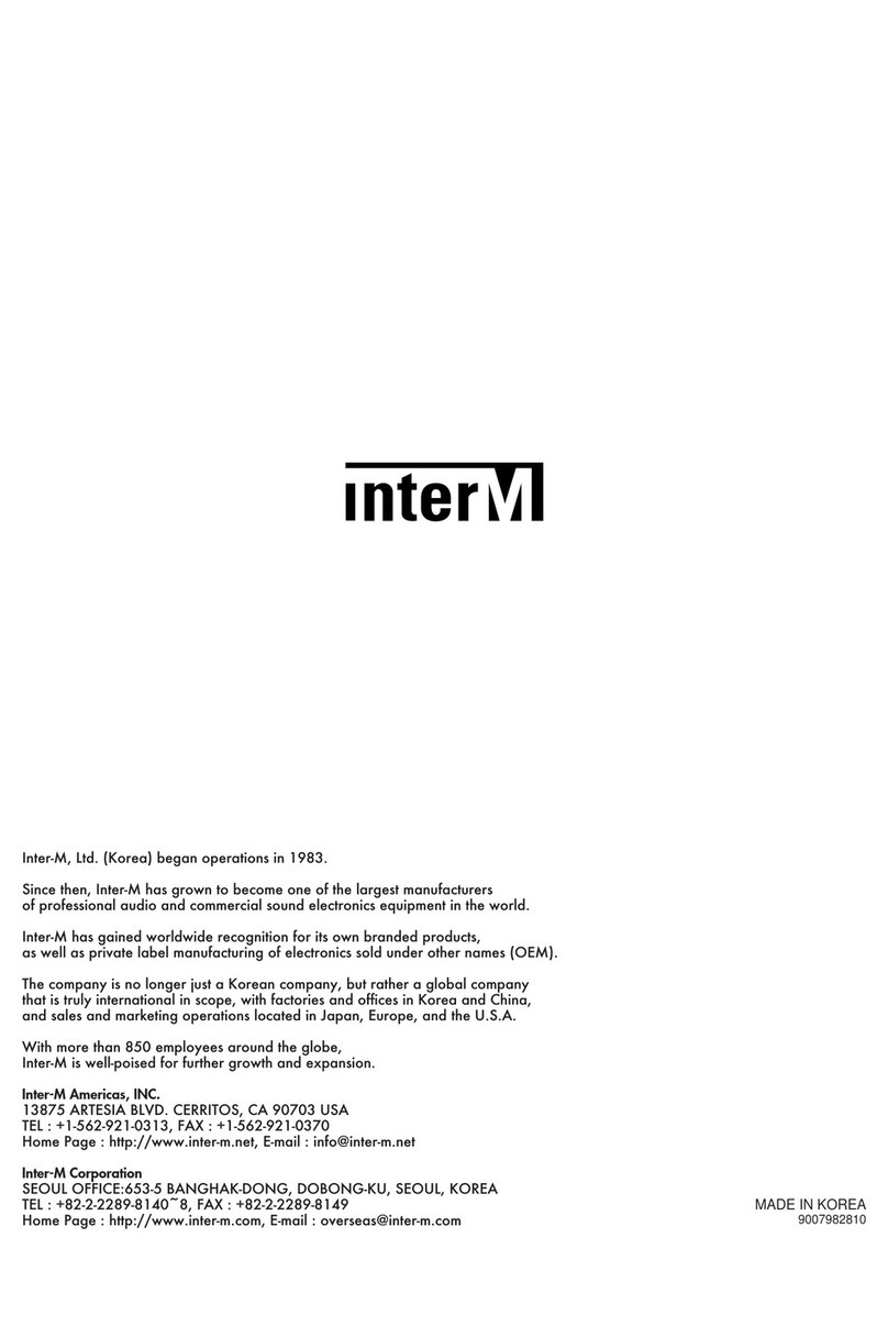 Inter-m VRC-1104T operating manual