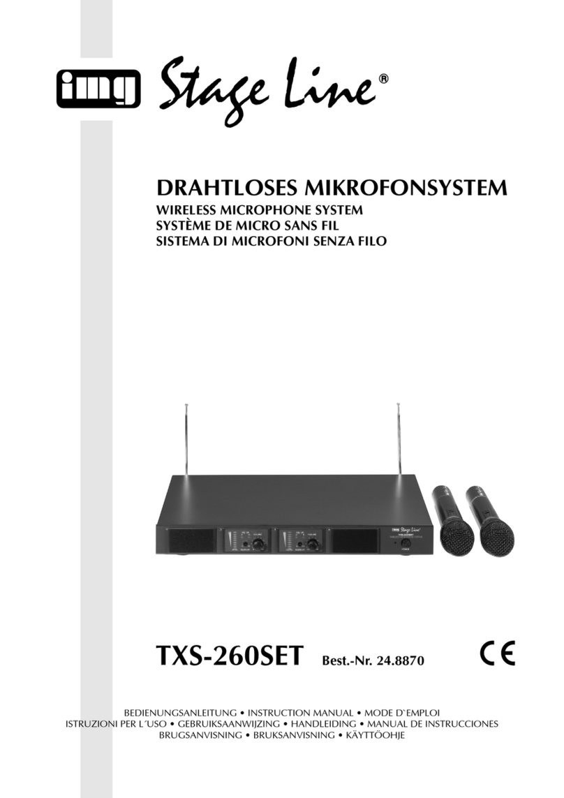 IMG STAGE LINE TXS-260SET instruction manual IMG STAGE LINE TXS-260SET instruction manual